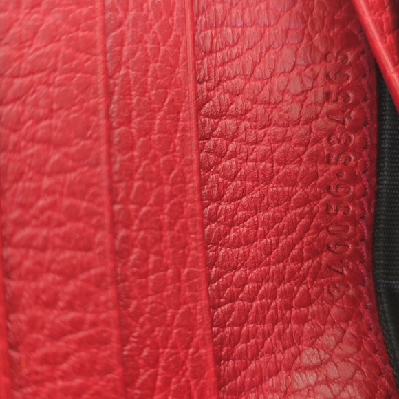 Gucci bifold monogram and red leather wallet - Picture 8 of 8